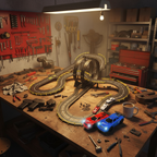 8M Track - Garage Workshop Zoomed